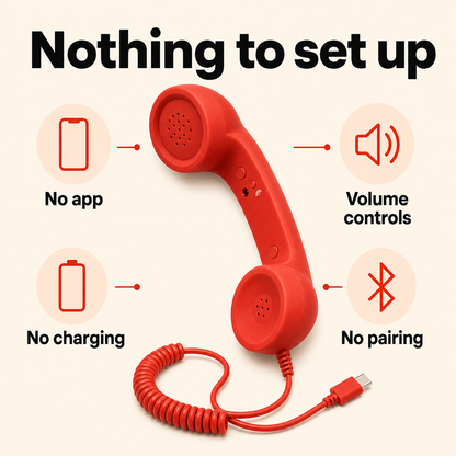 The Dial Bop™ Retro Handset